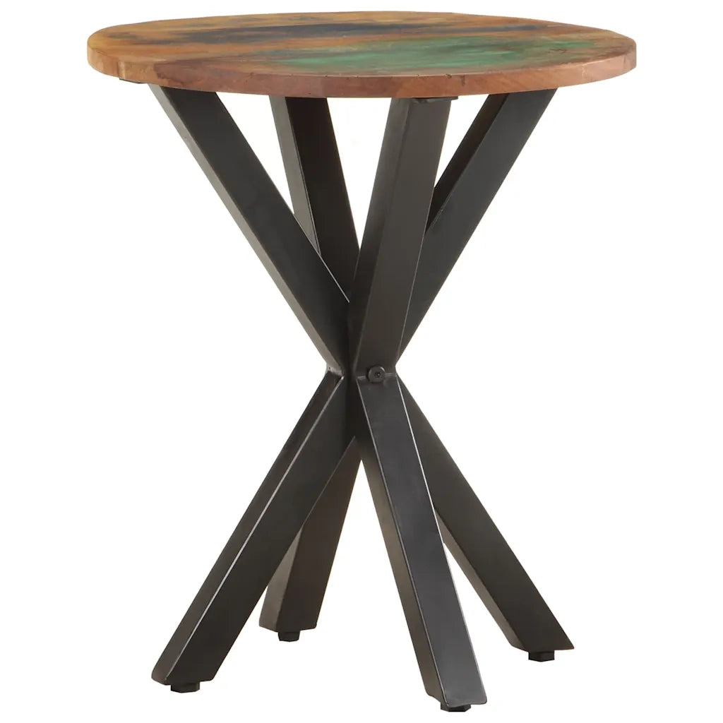 Tavolino di Servizio-Tavolino Consolle-Tavolino da soggiorno 48x48x56 cm in Legno Massello di Recupero