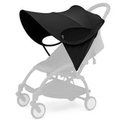 Ombrellone per Carrello per Bambini Nero – Carrello per Bambini Ombrello e Parasole – Protezione UV – Adatto a Ogni Carrello per Bambini – Accessorio per Carrello per Bambini