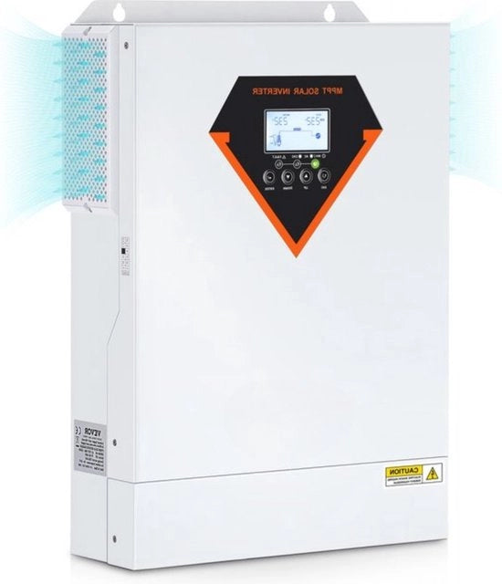 Inverter solare 2 in 1 - 5500W - schermo LCD - 4 modalità di uscita (UTL, SOL, SBU, SUB)