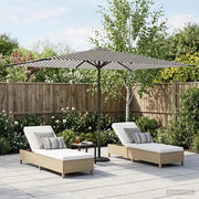 Ombrellone da giardino-Parasole da Giardino con Base 200 x 300 cm Poliestere 190879