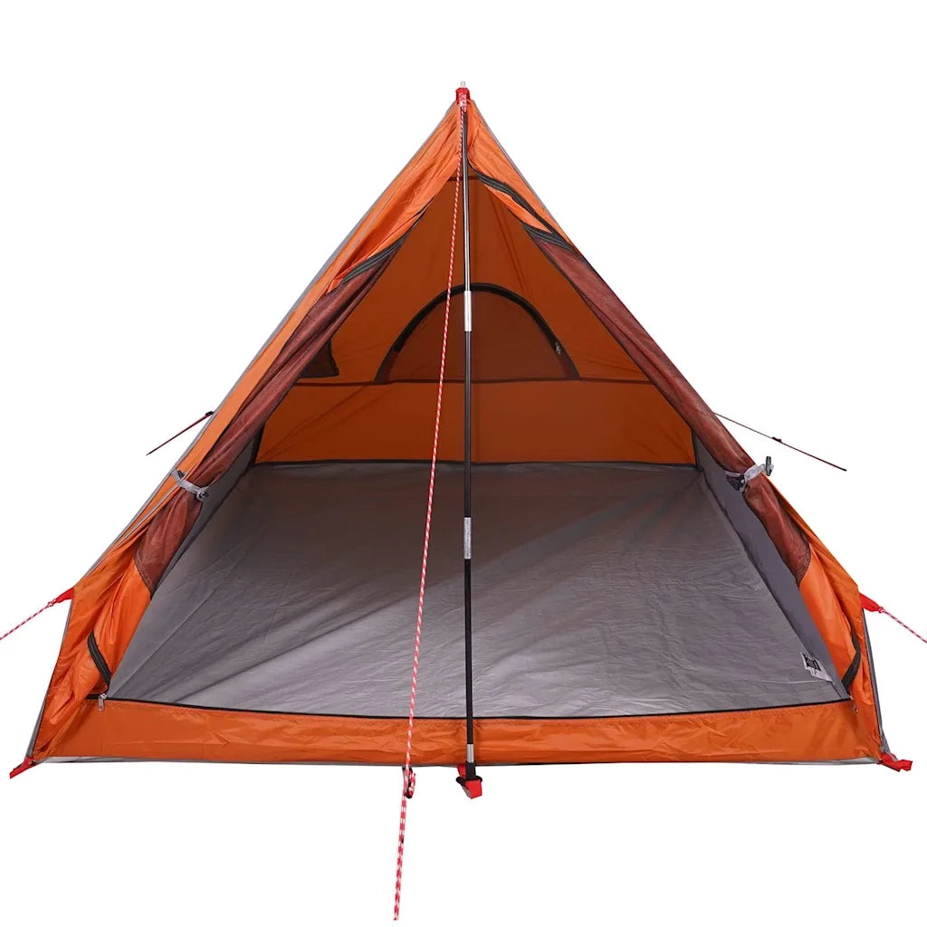 Tenda da Campeggio Telaio A per 2 Persone Grigia Impermeabile 94757