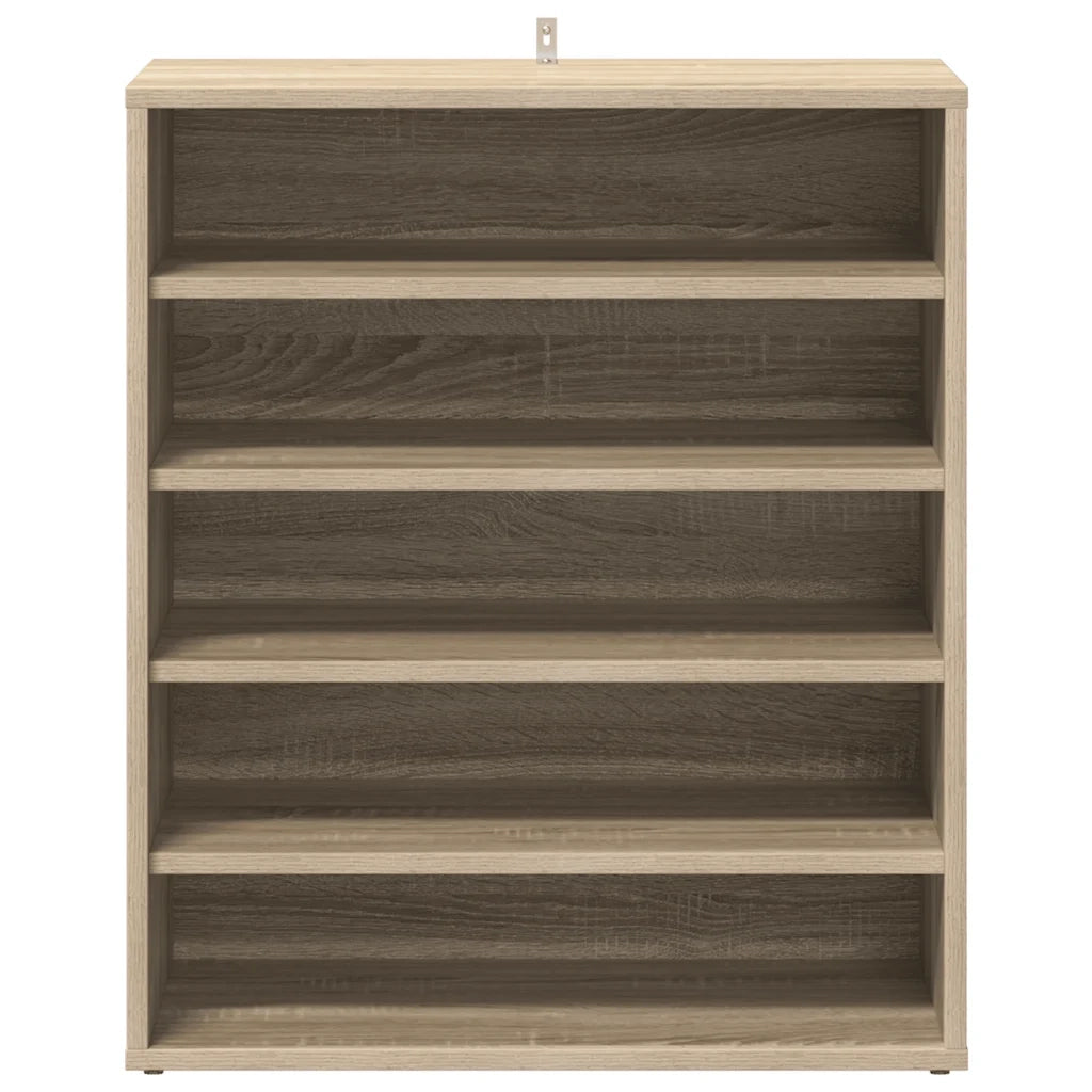 Scarpiera-Scaffale per scarpe Rovere Sonoma 60x35x70 cm in Truciolato 215807