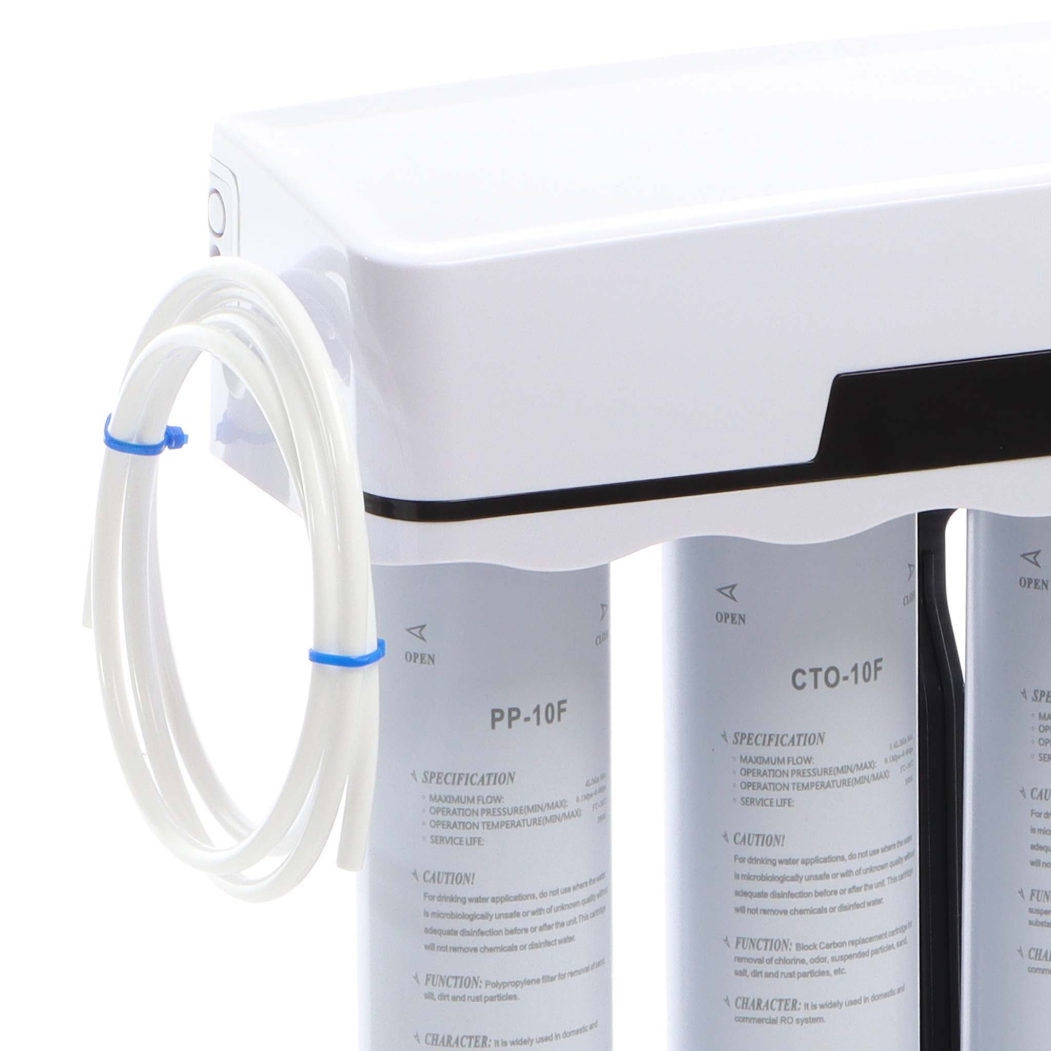 Filtro acqua NW-4-PPCTOUFT33, Sistema di filtrazione a 4 livelli con cartucce, montaggio a parete