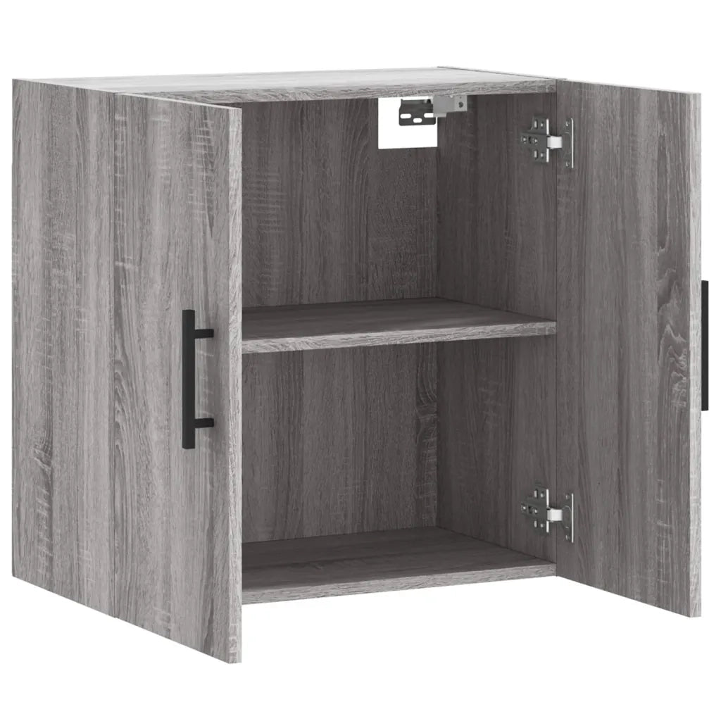 Armadietto a Muro | Mobile Pensile Grigio Sonoma 60x31x60 cm in Legno Multistrato