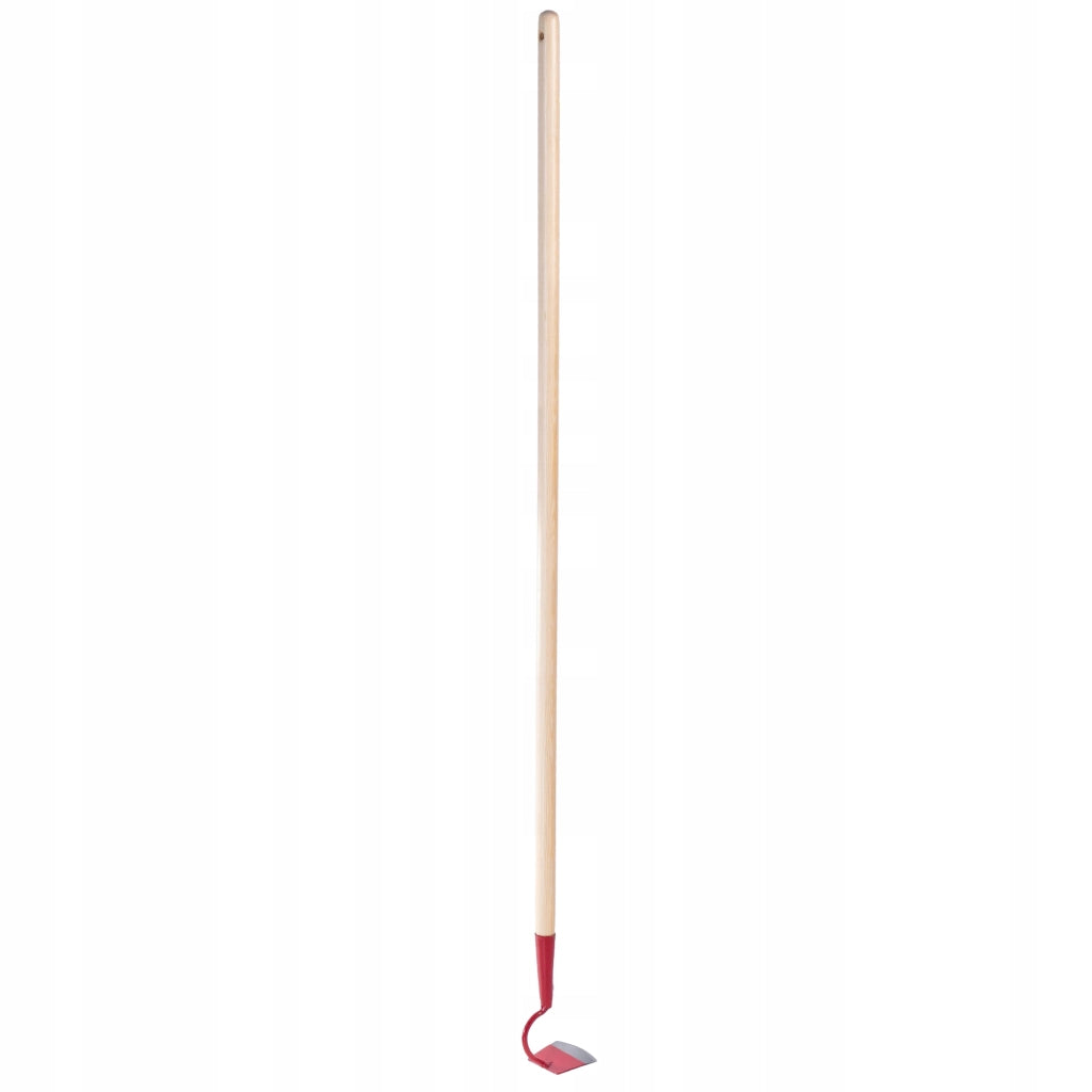 Zappa da giardino forgiata KADAX da 10 cm per estirpare le erbacce, con manico in legno.