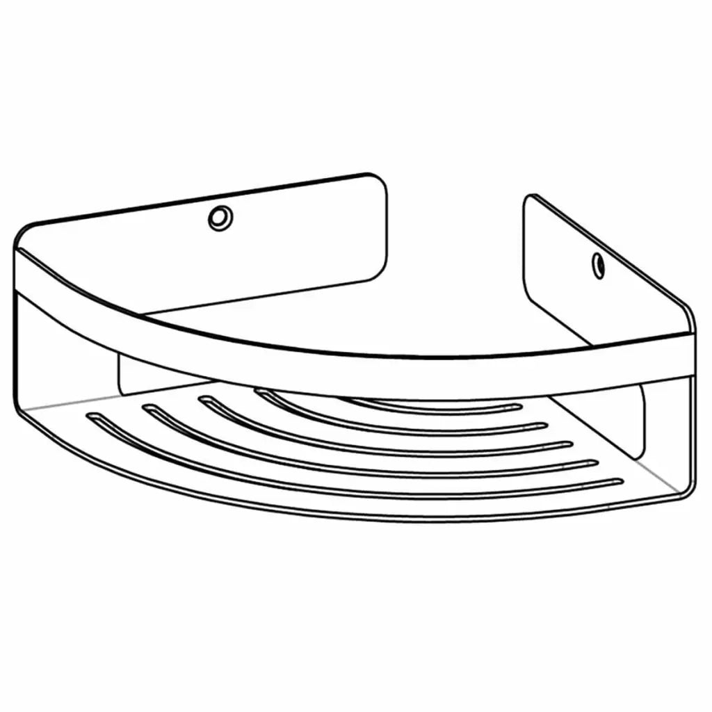 Tiger Mensola da Bagno Angolare Caddy Argentata 1400430946 418303