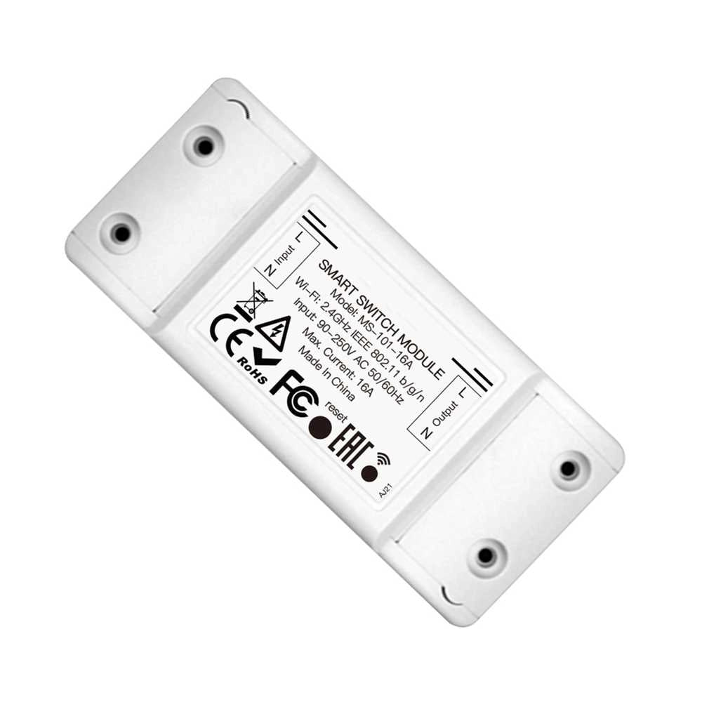Interruttore WIFI 16A WIFI 2.4G TUYA, Smart Life 16A AC 90-250V 50/60HZ 3500W