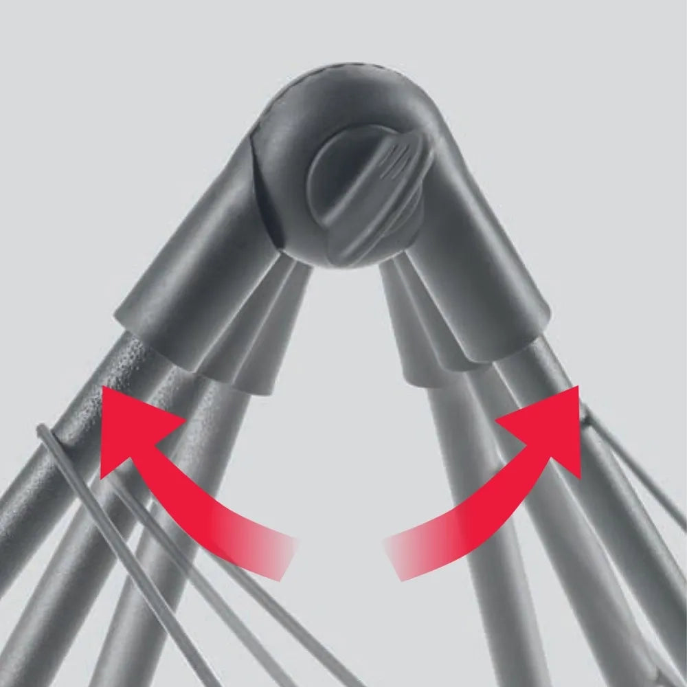 Stendibiancheria per vasca da bagno in acciaio nero con rivestimento Epoxy