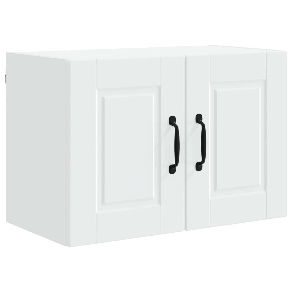 Set di 2 pensili da cucina moderni 60 x 31 x 40 cm pratici per riporre oggetti in legno composito bianco 02_0054262