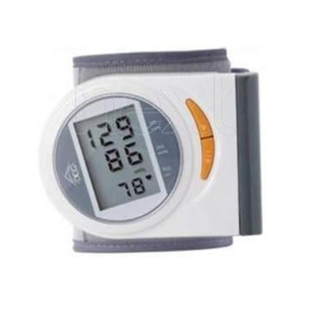 DCG Eltronic MP728 Misuratore di Pressione da Polso Automatico, Sfigmomanometro Digitale con Display LCD, Rilevazione Ba