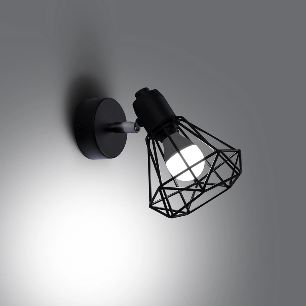 Lampada da parete ARTEMIS 1 nero