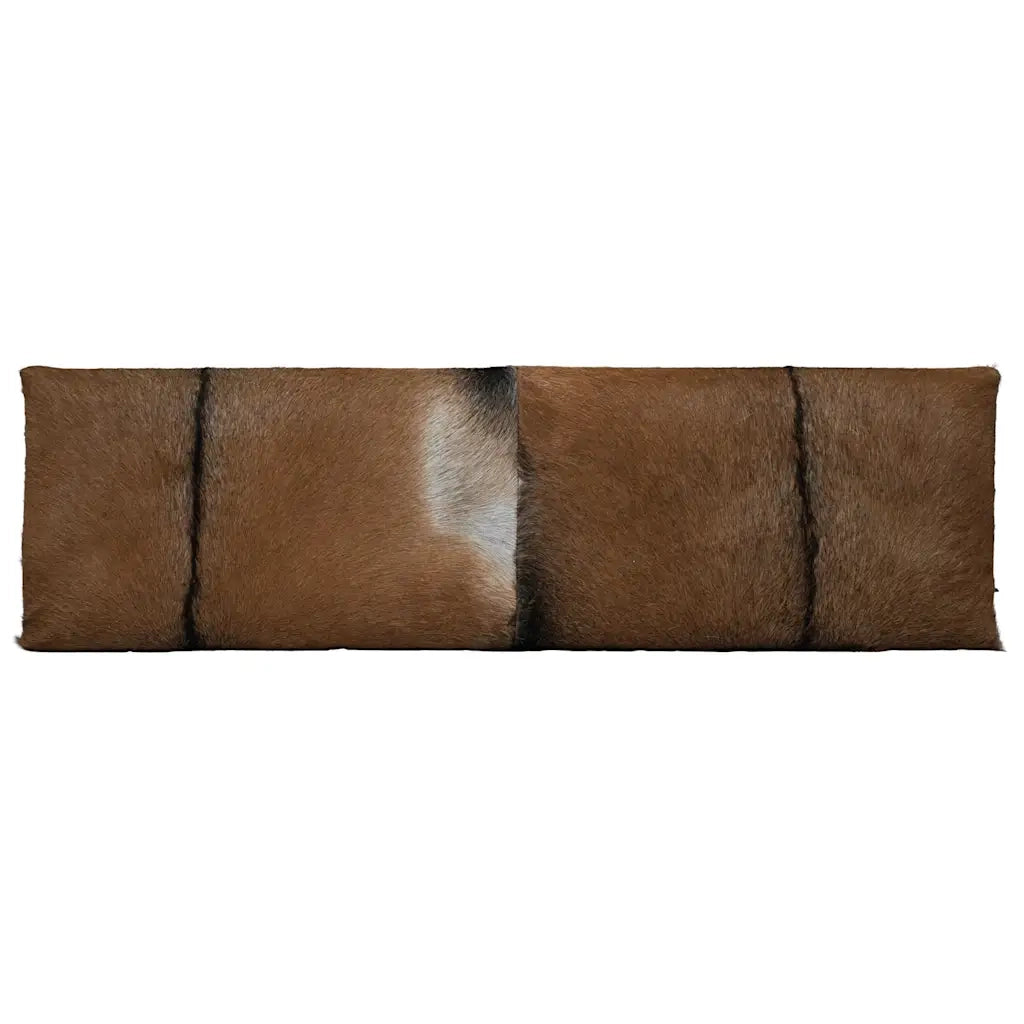 Panca in Vera Pelle e Teak cod mxl 49951