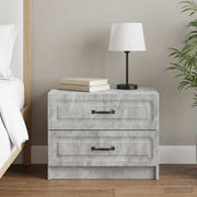 Armadio da Notte Grigio Cemento 62 x 34,5 x 44,5 cm 895698