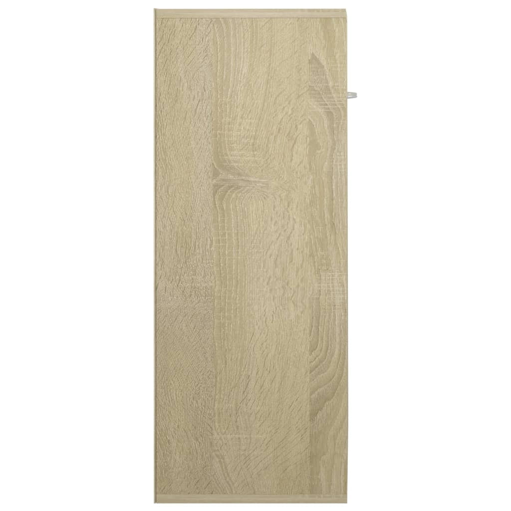 Buffet credenza cassettiera armadio mobile contenitore organizer cucina soggiorno rovere Sonoma 60 x 30 x 75 cm legno ingegnerizzato marrone 02_0031588