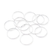 Connettore a forma di cerchio con bezel aperto per gioielli - Creatività e artigianato - Qualità eccellente - 30 mm - Ideale per accessori personalizzati