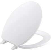 Sedile wc bianco, durevole, regolabile, copriwater a chiusura ra