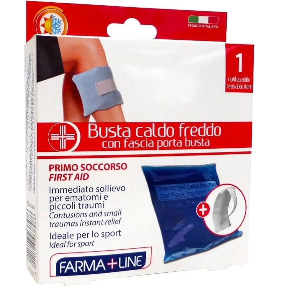 Trade Shop - Busta Gel Caldo/freddo Con Fascia Porta Busta Primo Soccorso Immediato Sollievo Bus3848a -