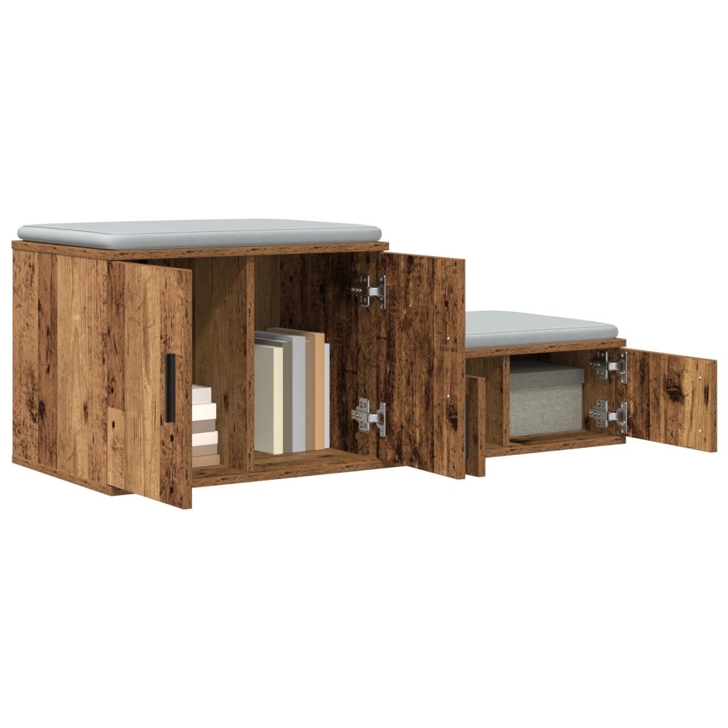 Armadio da Stoccaggio  in Legno Vecchio 127x41x40 cm in Legno Ingegnerizzato