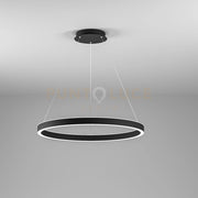 CRISEIDE S/G - LAMPADARIO A SOSPENSIONE NERO 1  LUCE LED 3000K 4200LM 80W DIMMERABILE