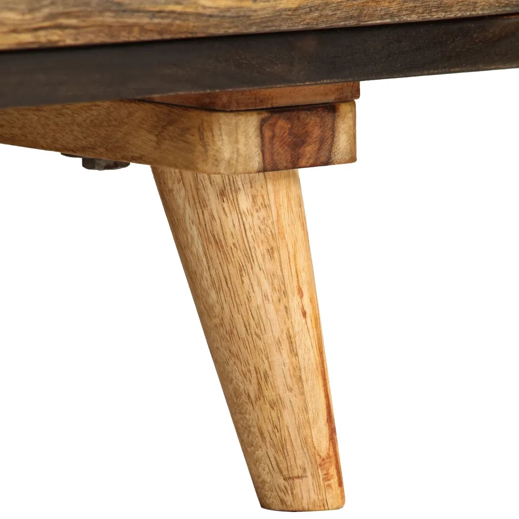 Mobile Porta TV in Legno Massello di Mango 140x30x45 cm 246162