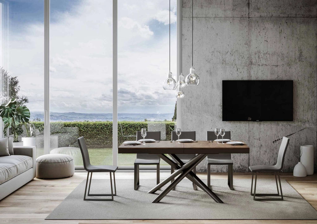 Tavolo Allungabile 180-440x90x77 cm Famas Evolution Noce