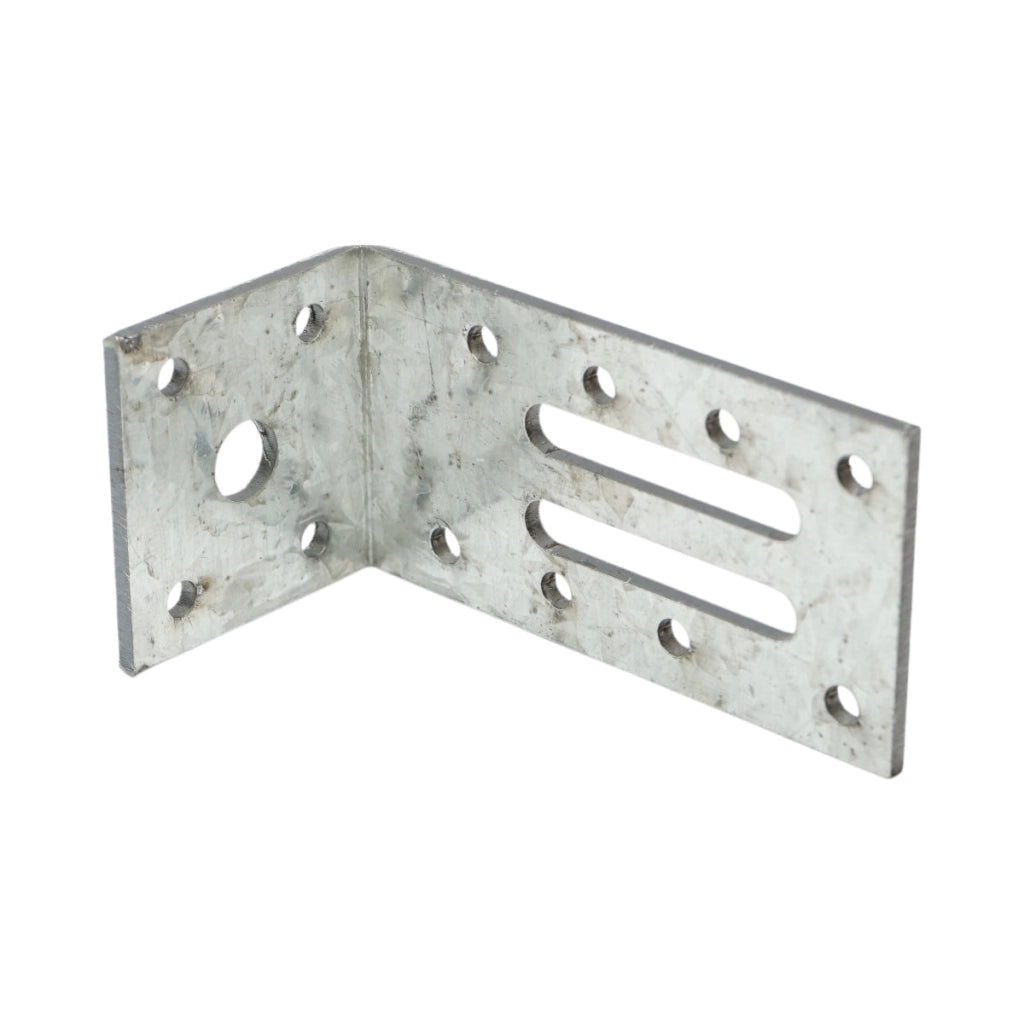 Biella regolabile 90x48x48mm, spessore 3mm, acciaio zincato