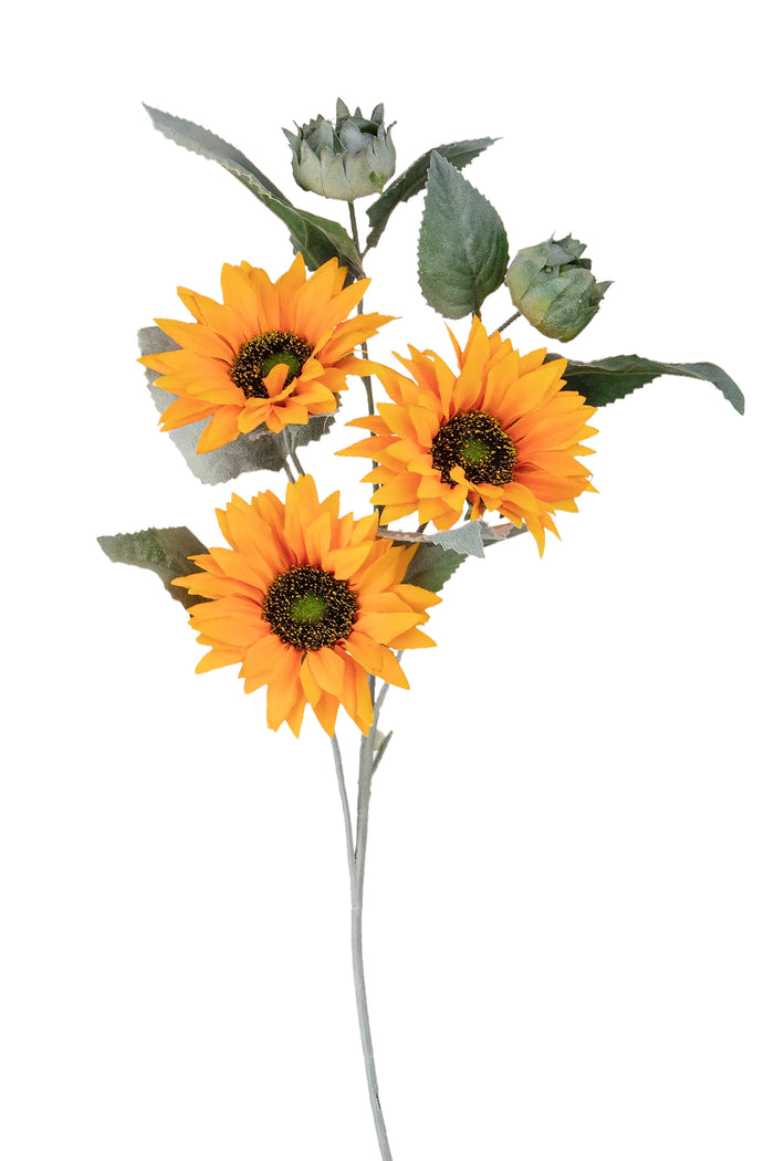 Set 4 Girasoli Artificiali per 5 68 cm
