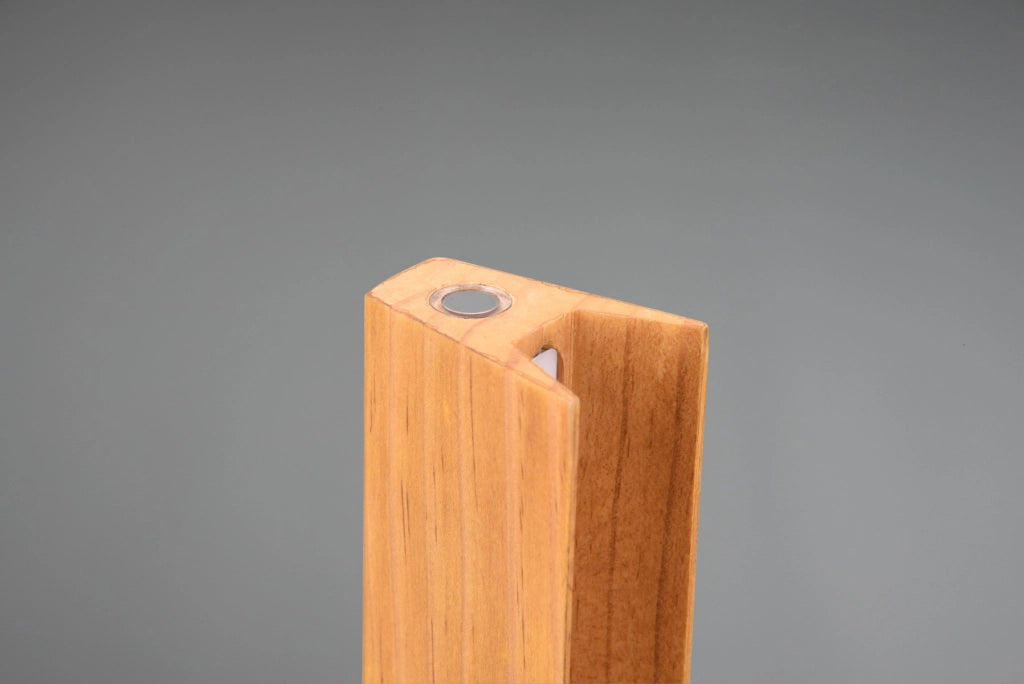 Lampada da terra LED Kerala nera legno 16W dimmer Trio
