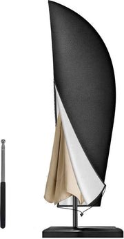 Copertura Parasolare Impermeabile e Resistente al Vento e alle Radiazioni UV, Resistente alle Scalfitture - per Parasole da Giardino con Alzo Telescopico