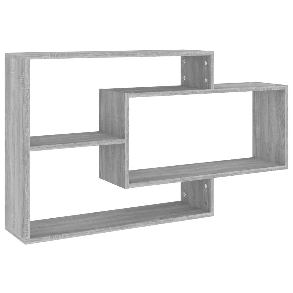 Mensola a Muro Grigio Sonoma 104x20x58,5 cm Legno Multistrato cod mxl 33270