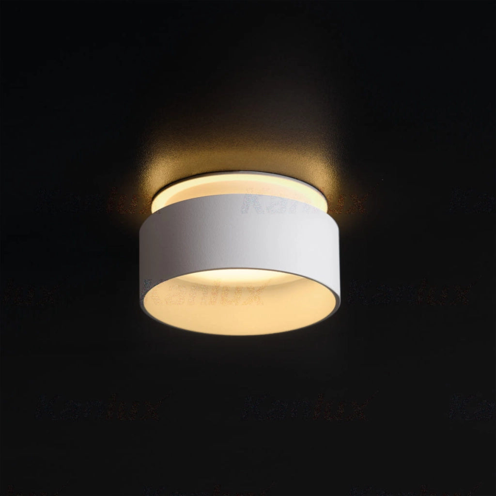 Faretto incasso Kanlux GOVIK nero-oro GX5.3/GU10 orientabile