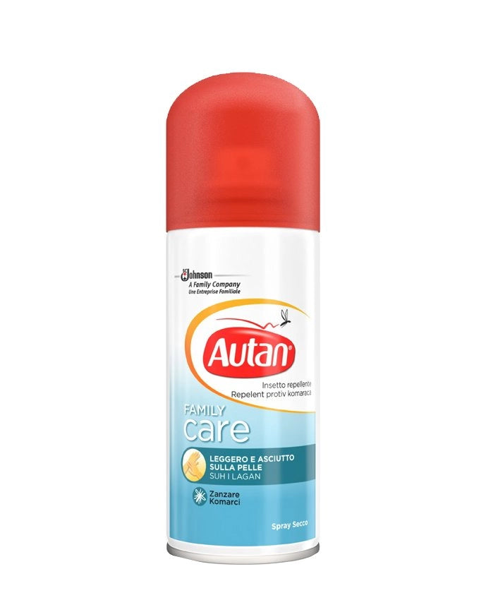 AUTAN REPELLENTE PER ZANZARE 'FAMILY CARE SPRAY SECCO' 100 ml - JOHNSON