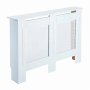 COPRITERMOSIFONE IN LEGNO A GRIGLIA 111.5 X 82 X 19 CM BIANCO