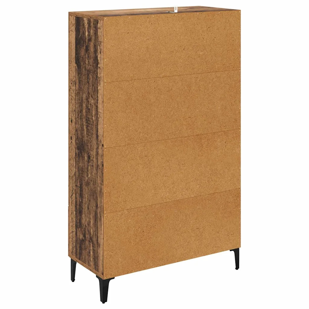 Credenza con Cassetto-Buffet-Armadio da cucina Legno vecchio 70 x 31 x 115 cm