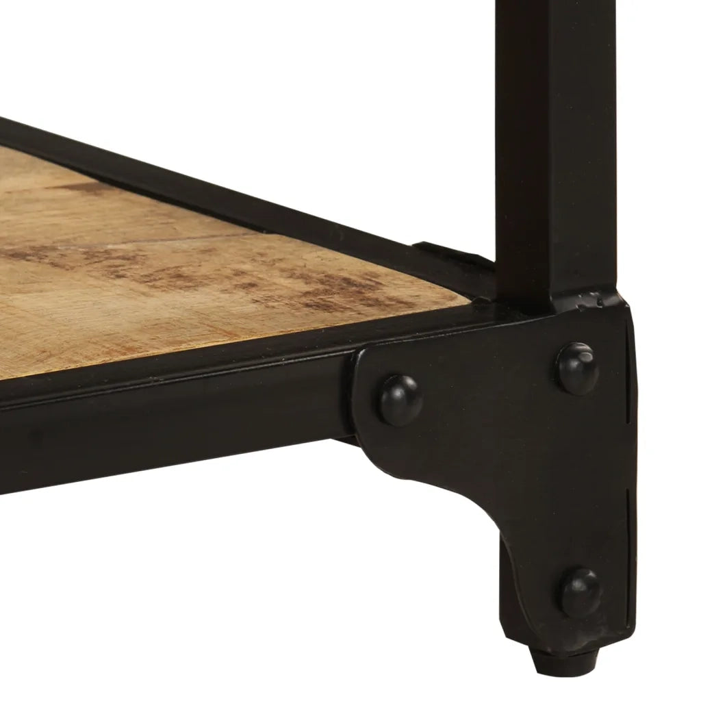 Tavolino da salotto | Tavolino da caff¨¨ | Tavolino da Soggiorno 90x45x35 cm Legno Massello di Mango Grezzo