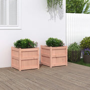 Fioriere da Giardino 2 pz in Legno Massello di Douglas 837421