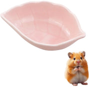 Alimentatore per Hamster a forma di foglia in ceramica