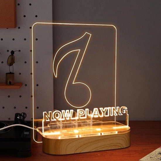 Supporto per Dischi Vinyl - Stand per Dischi Vinyl con Display a LED e Alimentazione USB