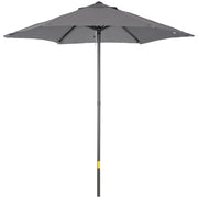Ombrellone da Giardino 2x2 m ¨C zephmum ¨C Alluminio, Poliestere Grigio Scuro
