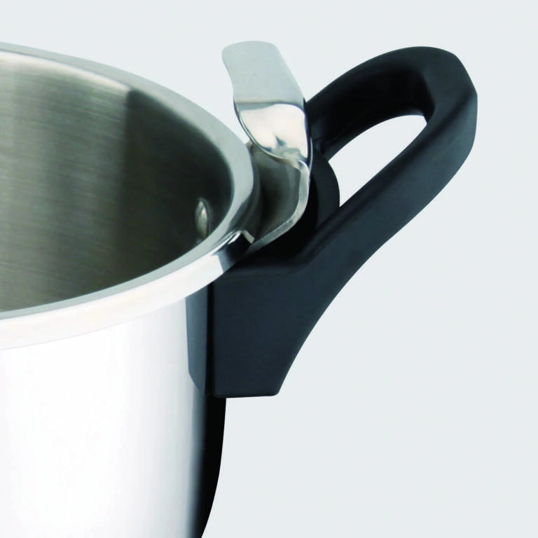 Pentola a pressione 6 litri acciaio inox 18/8, diametro 22 cm, 60kPa, fondo termodiffusore, per tutti i fuochi - SOGO