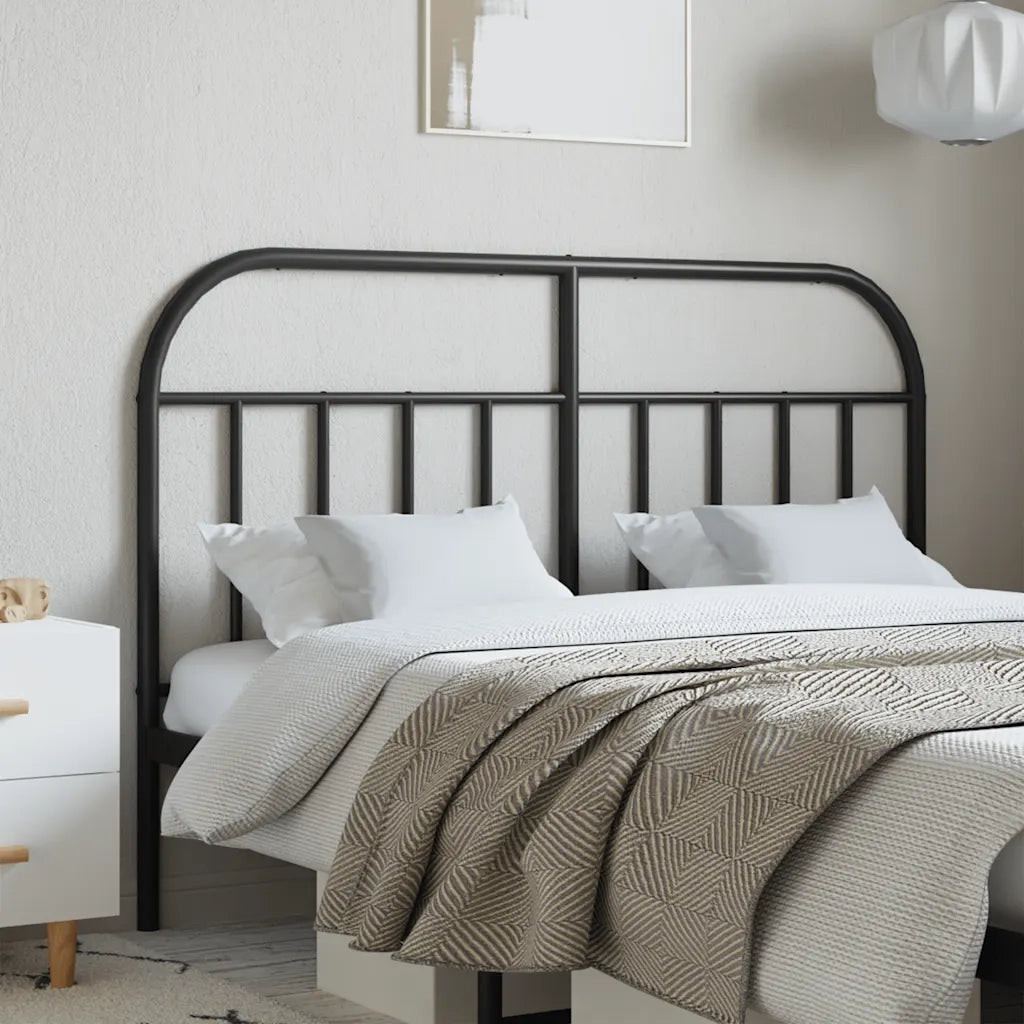 Testiera di Ricambio in Metallo Nero 140 cm 353668
