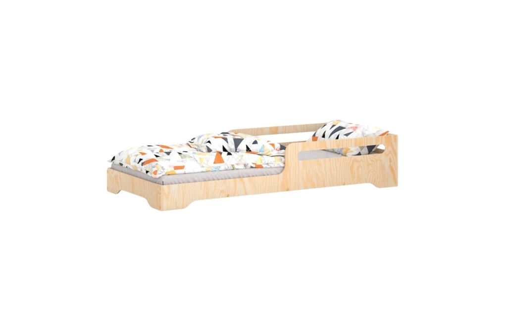Lettino Montessori PUPPIEI beige 143 x 75 cm