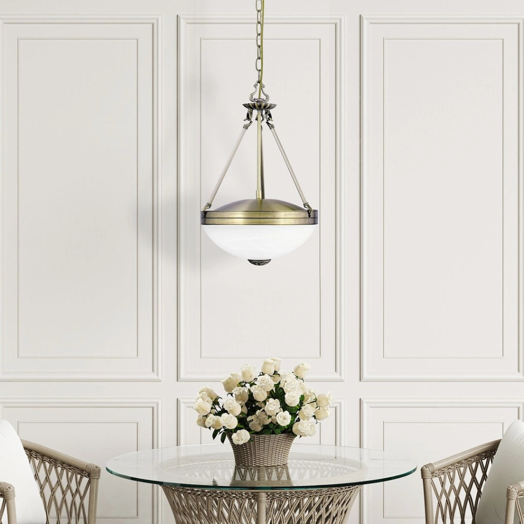 Lampada a sospensione Rabalux Marlene Ø32 bronzo 2xE27