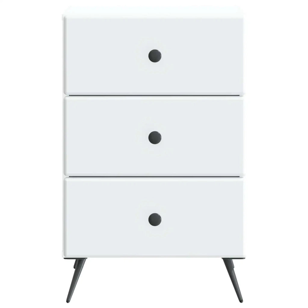 Armadio da Notte Bianco 43 x 41 x 66,5 cm Legno ingegnerizzato 895475