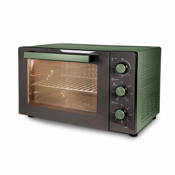 Forno Elettrico con Girarrosto Iridea Verde 60 Litri 1900 Watt Tognana