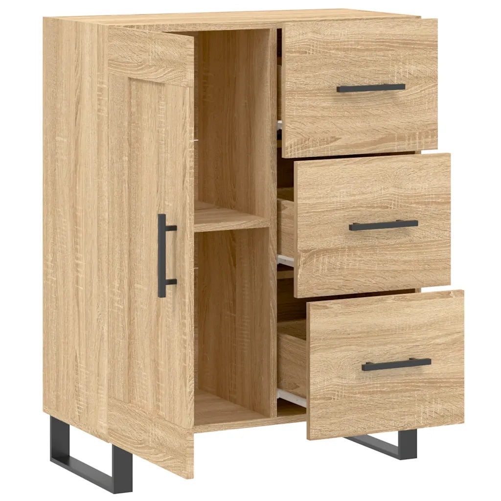 Credenza Rovere Sonoma 69,5x34x90 cm in Legno Multistrato 830287