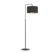 Piantana Contemporaneo Ganesha Acciaio Nero 1 Luce E27 Ip20