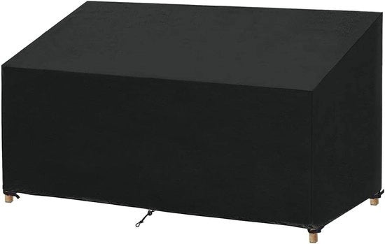 Copricuscino per divano da giardino 3 posti - Coprimoda acqua resistente in tessuto Oxford - Antiumidità - Copertura divano giardino 163x66x63/89cm - Protezione contro tutte le condizioni meteorologiche