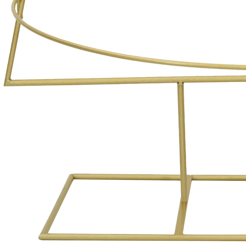 Albero di Natale | Decorazioni natalizie in metallo con supporto Oro 180 cm