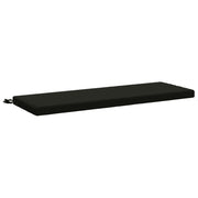 Cuscino per panchina SOEST 100% Poliestere Nero 100 x 40 x 5 cm 948762